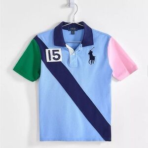 Ralph Lauren Sport Polo Boys Shirt With Oversized Polo Logo. Size XL (18-30)